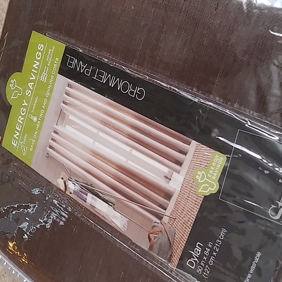 2 Grommet Panels Mocha 50 in x 84 in, Studio JCP Home - Picture 16 of 16